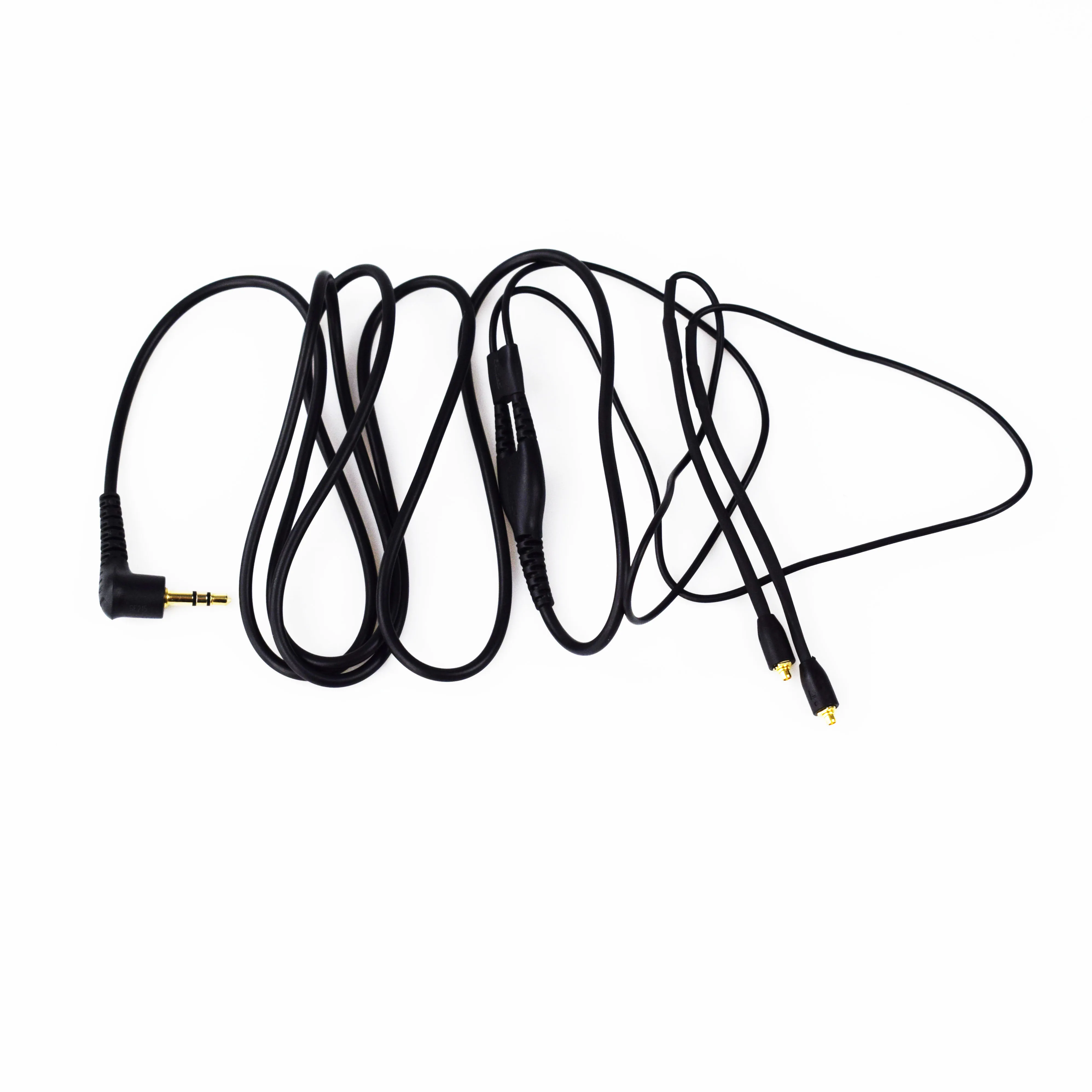 UEHSDAY MMCX SE215 อัพเกรด Silver PLATE สำหรับ Shure SE215 SE315 SE425 SE846 ที่ถอดออกได้สายสายหูฟังสาย