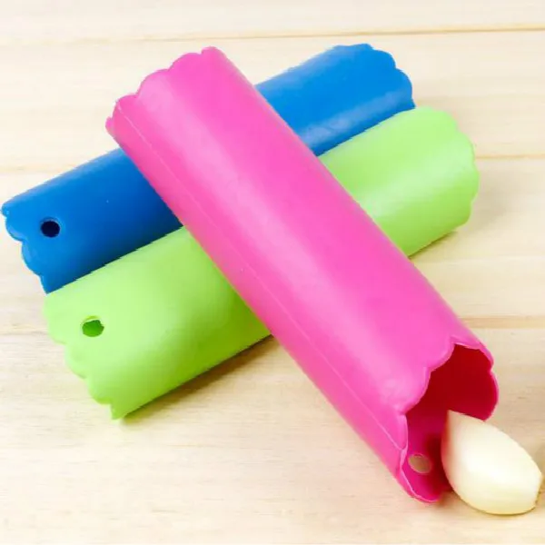 Creative Silicone Garlic Peeler Vegetable Peeler Practical Kitchen Gadget Garlic Stripper Tube Peeling Garlic Peeling