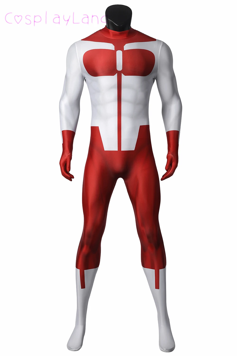 Halloween Onoverwinnelijk Cosplay Jumpsuits Omni Man Kostuum Superhero Nolan Grayson Zentai Printing Bodysuit Met Cape