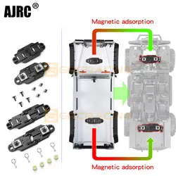 Ajrc Pitch regulowana magnetyczna obudowa samochodu kolumna samochód wspinaczkowy Rc obudowa samochodu silny magnes niewidoczna obudowa samochodu kolumna dla Trx4 Scx10