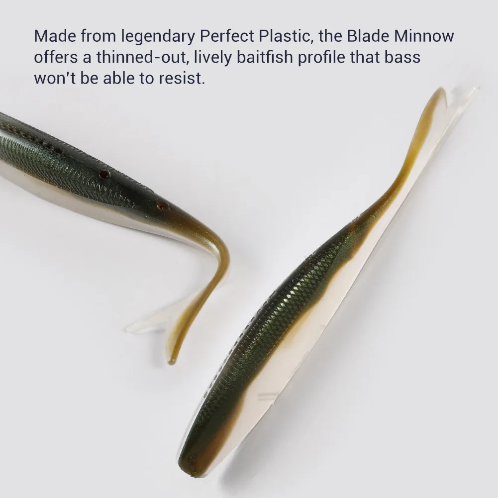 NOEBY Dardo Minnow Vinilo de Silicona para Lubina