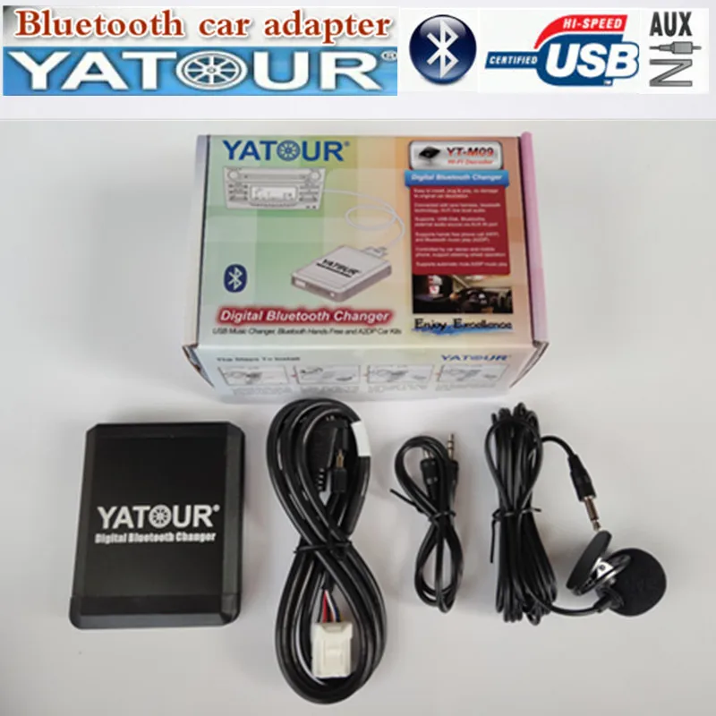 

Yatour YTM09 car audio Bluetooth USB AUX mp3 interfaces for Toyota Avensis Camry Corolla Highlander RAV4 Lexus Car MP3 Player