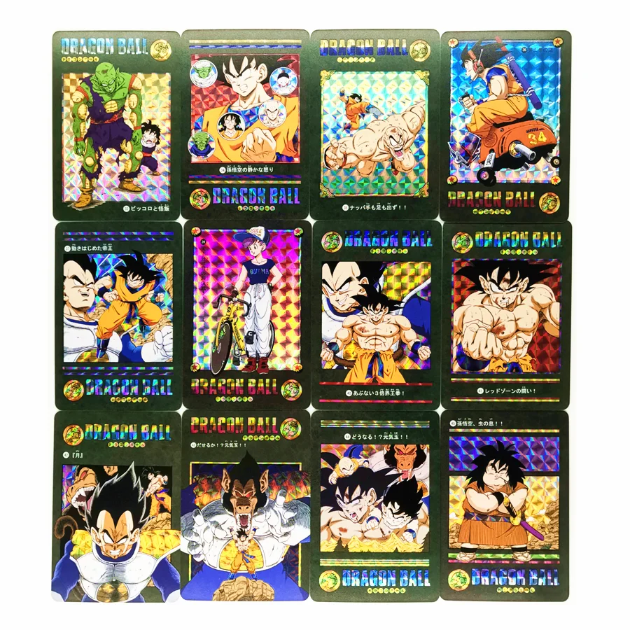 54pcs/set Super Saiyan Dragon Ball Z Stormy Situation No.3 Heroes Battle Card Ultra Instinct Goku Vegeta Game Collection Cards