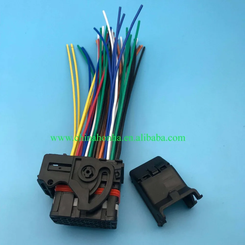 

Free shipping 48 pin/way molex electrical ecu connector wire harness sets female plastic automotive socket 0366380002 0643201311