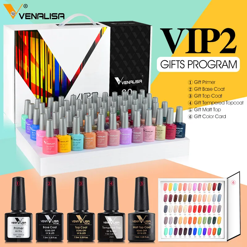 VIP5 VENALISA Gel-Nagellack-Set, Hema Free Nude Pink Glitter, wunderschöne Farbe, Nagelmaniküre, Soak Off UV-LED-Nagelgel-Lack-Set – Detail 35