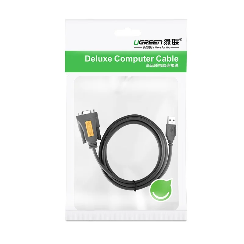 Ugreen USB To RS232 COM Port Serial DB9 Pin Cable Adapter PL2303 for Windows  USBOUTRS232COM