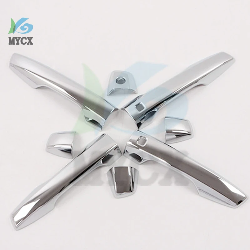 

For Mitsubishi xpander 2019 2020 2021 Chromed ABS Plastic 8PCS Door Handle Cover Trim WITH / WITHOUT SMART HOLE