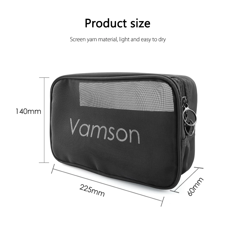 Vamson for GoPro Hero 12 11 10 9 8 7 6 5 4 3 Black Storage Grid Package for Xiaomi Yi 4K Sport Camera Accessories VP809