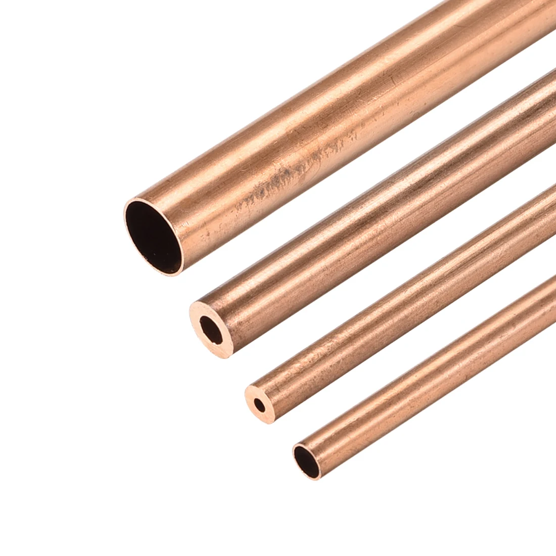 

1Pcs Copper Round Tube 3mm-10mm OD 0.2mm-1mm Wall Thickness 300mm Long Straight Pipe Tubing for DIY Project Building Decoration