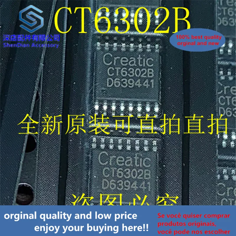 CT6302B, 10 pièces, 100% original et créatif, meilleure qualité, TSOP16, CT63028