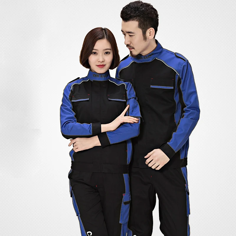 2023working Clothing Men Women Safety Railway Work Wear Breathable Uniform Durable Mechanical Auto Repair Electricity Coveralls