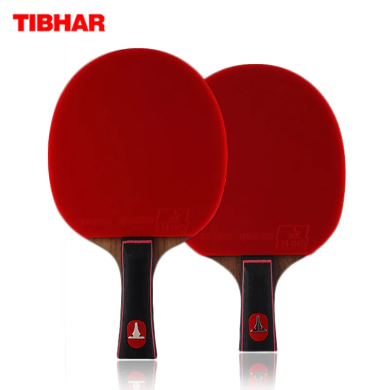 TIBHAR 608 Chuyên Nghiệp Bóng Bàn Thi Đấu Bóng Bàn Bát Cao Dính Chắc Mụn Nhọt Trong Pingpong Mái Chèo Có Túi Đựng