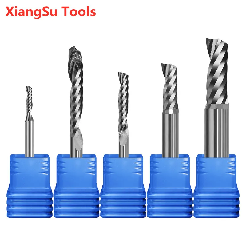 D1-D4mm 1 flauto Hrc45 Endmill carburo Cnc Maching fresatura utensili da taglio acrilico, Pvc, legno, plastica