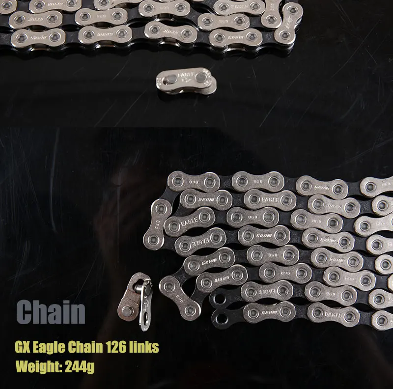 Original SRAM GX Eagle 1X12 12 Speed 12V MTB Bike Chain 126L Links with Power Lock link Bicycle Accessories