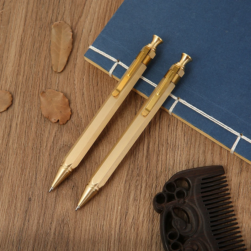 

Guoyi Y088 copper 424 G2 Ballpoint Luxury Eenvoudige Business Examen Metal High-End Gifts Mass Customization Logo Signature Pen