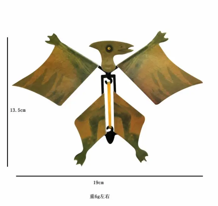 140mm Halloween Magic Dinosaur Pterosaur Flying Pterosauria Hand Fly Pterodactyl Hallowmas Prank Joke Kids All Saints\' Day Toys