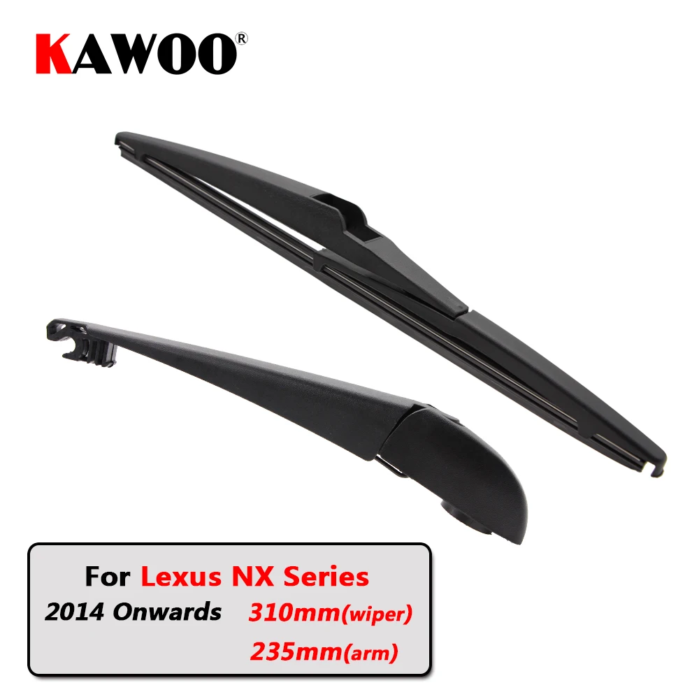 

KAWOO Car Rear Wiper Blades Back Window Wipers Arm For Lexus NX Series Hatchback (2014 Onwards) 310mm Auto Windscreen Blade