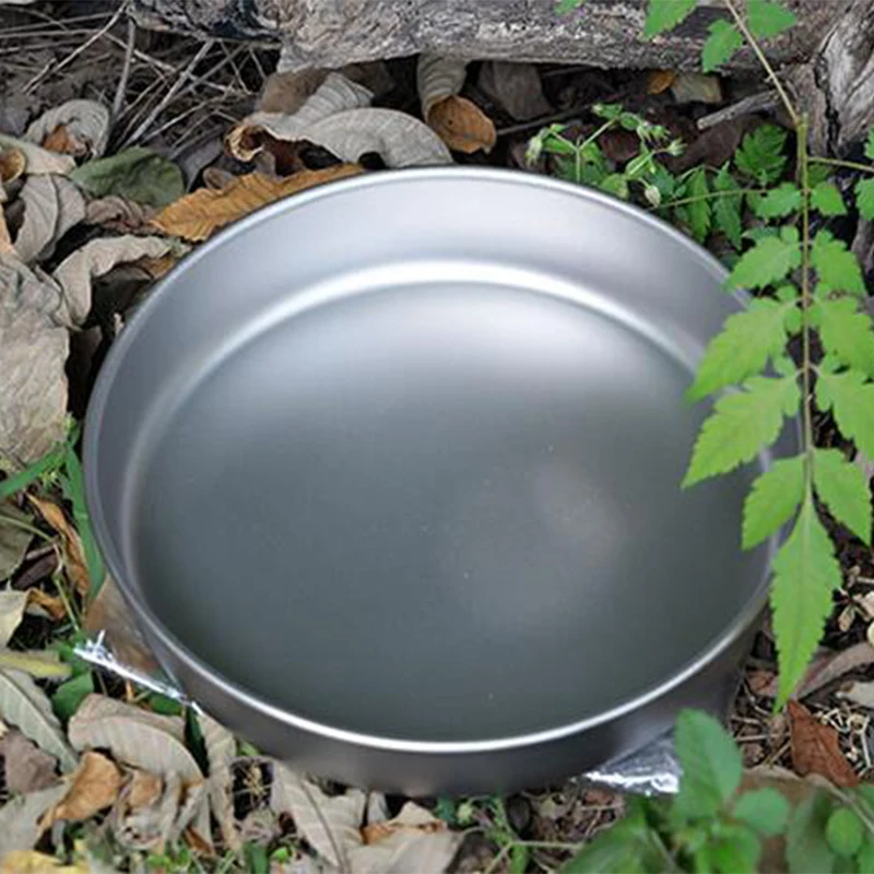 Keith Titanium Steamed Dish Ultralight Outdoor Camping Tableware Dinner Plate Eco-Friendly Kitch Dinnerware Dishes 1L