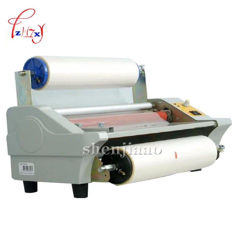 A3 paper laminating machine,cold roll laminator Four Rollers laminating machine worker card,office file laminator 110v / 220v