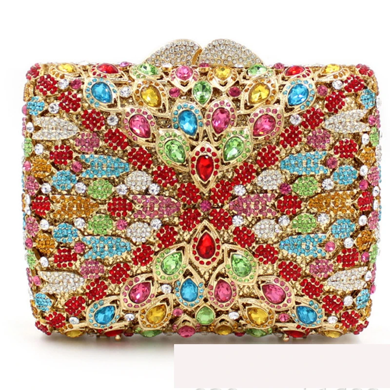 

XIYUAN вечерний клатч с несколькими бриллиантами для свадебной вечеринки 2024, эксклюзивные драгоценности, дневные клатчи, кошельки со стразами, высокое качество