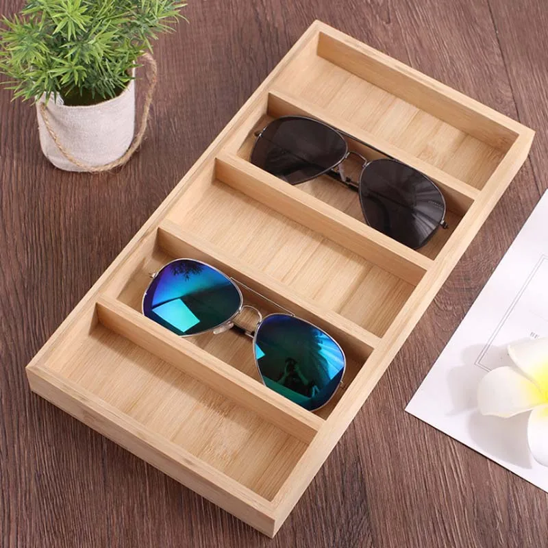 New High Grade Glasses Display Box Home Sunglasses Storage Box Custom Wooden Ladies Sunglasses Storage Box