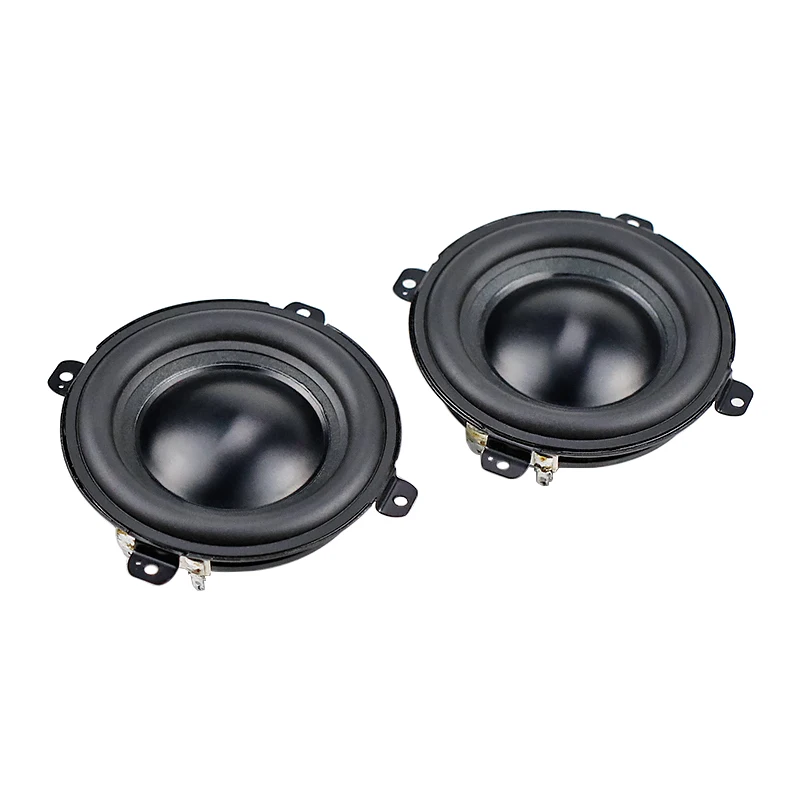 GHXAMP 3.25 Inch 85mm Neodymium Mid-Bass Speaker 4OHM 25W Midrange Woofer 25Core PP Cone Rubber Edge Audio Unit Diy 2pcs