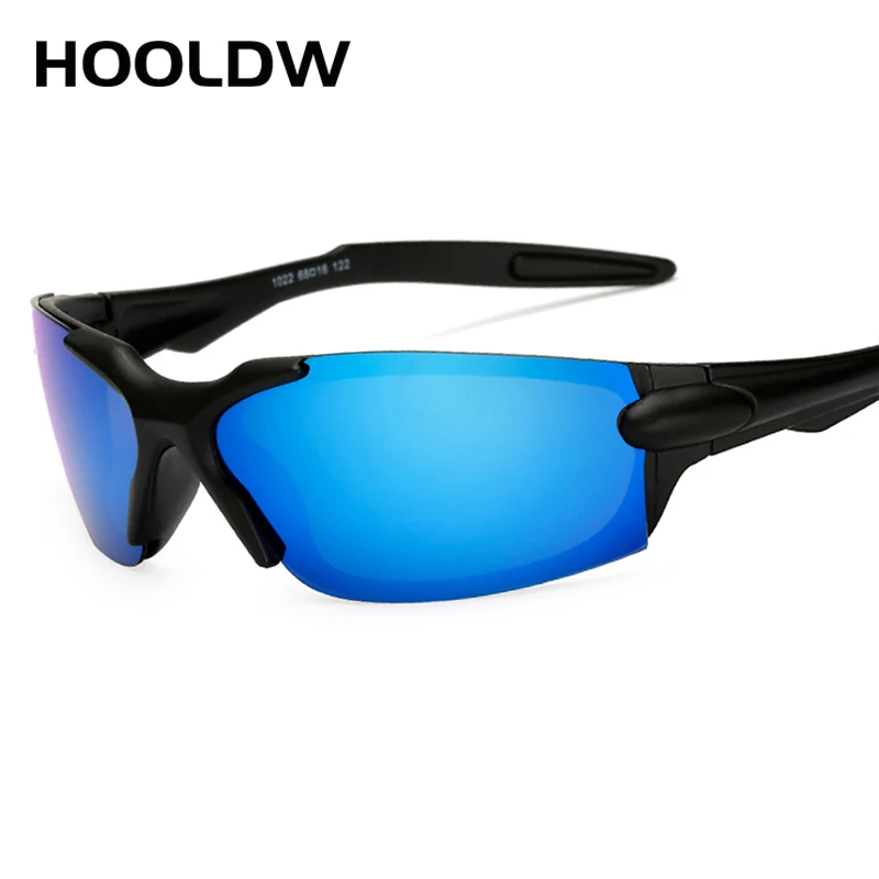 HOOLDW New Polarized Sunglasses Men Rimless Square Driving Sun Glasses Outdoor Driving Shades Goggle UV400 Eyewear Oculos De Sol