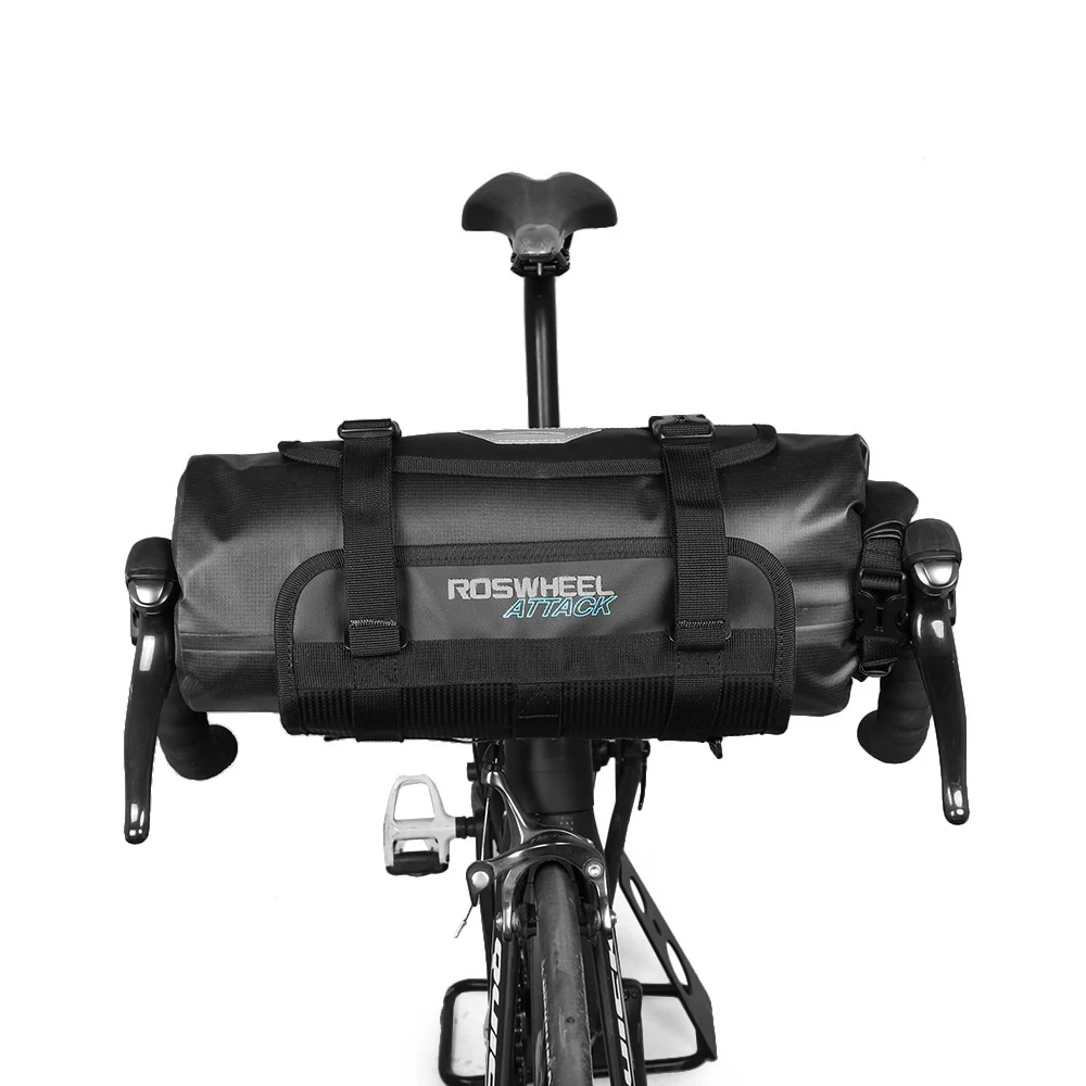 ROSWHEEL велосипедная сумка Водонепроницаемый Велоспорт Горный велосипед Горный шоссейный велосипед MTB велосипедная передняя рамка корзина для руля велосипеда сухой мешок с рулонное закрытие
