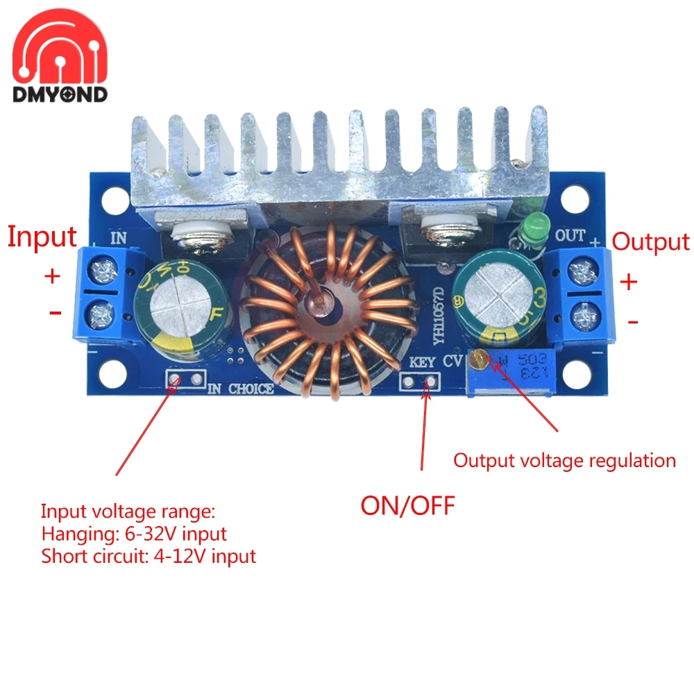 8A 70W DC-DC moduł doładowania wzmacniającego przetwornik zasilania regulowany moduł Regulator napięcia do ładowania bateria słoneczna samochodowych