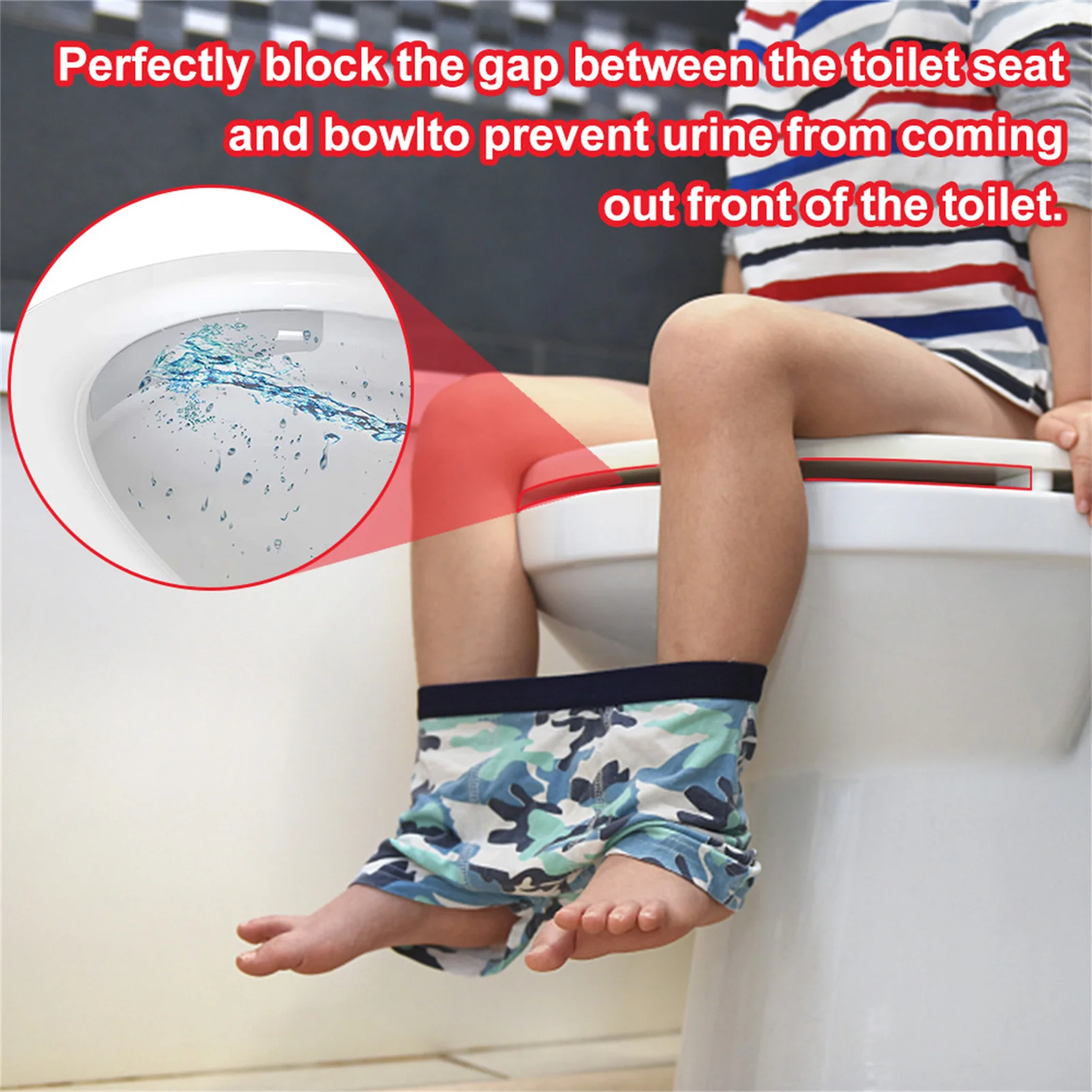 Toilet Seat Pee Splash Guard Multipurpose Potty Training Urine Protective Guard for Childern Easy Operation In Stock