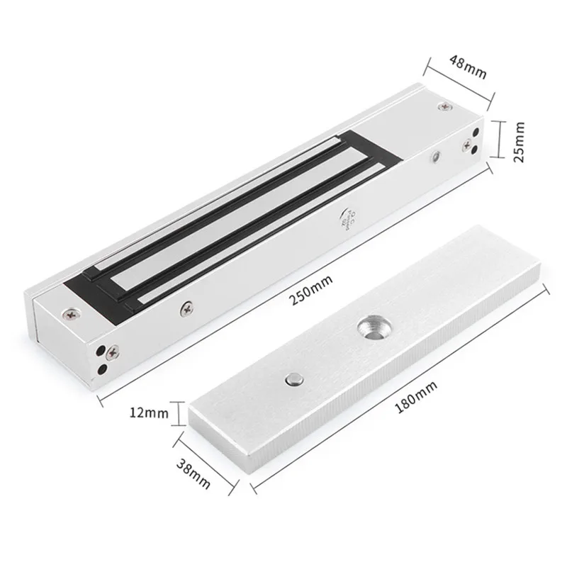 

Single Door 12V Electric Magnetic Electromagnetic Lock 180KG (350LB) Holding Force for Access Delay/Door Control Magnetic Lock