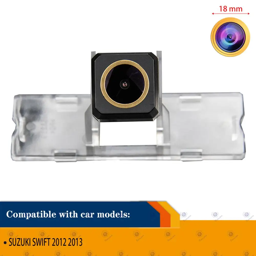 HD 1280x720p Golden Camera Rear View Reversing Backup Camera for SUZUKI SWIFT 2012 2013