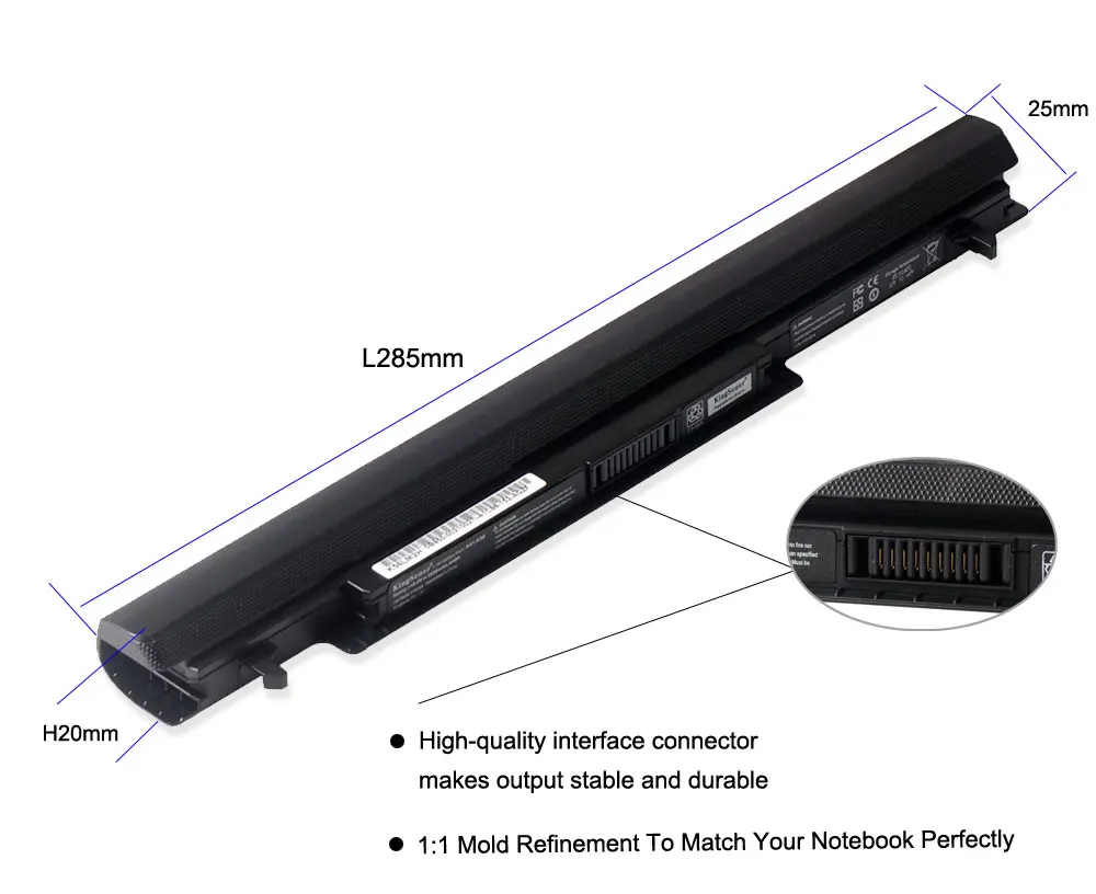 KingSener 15V 3400mAh A41-K56 Laptop Battery for ASUS K46 K46C K46CA K46CM K56 K56CA K56CM S46C S56C R505CA A32-K56 A42-K56