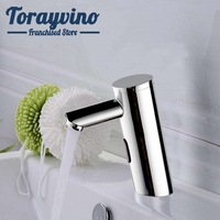 faucet bathroom mixer sink Induction faucets brass no handle taps Sensor deck mounted spray basin faucets chrome water mixer tap