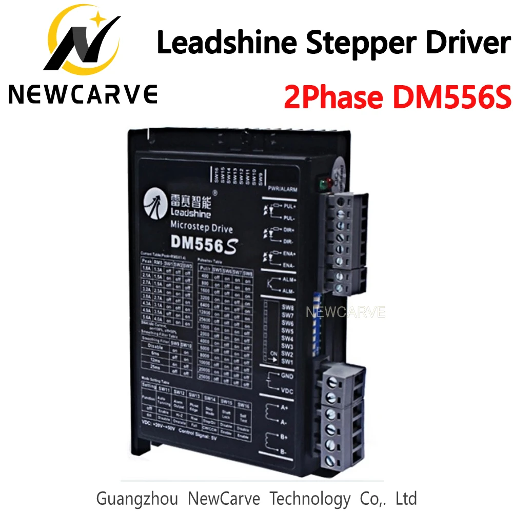 

Original Leadshine DM556S Driver New 2 Phase Replace DM556 For 57MM Stepper Motor Driver 20-50V NEWCARVE