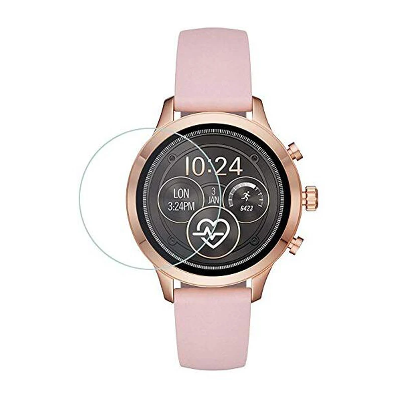 Tempered Glass Protective Film Guard For Michael Kors Access Runway 2018 Watch Smartwatch Screen Protector Cover Protection