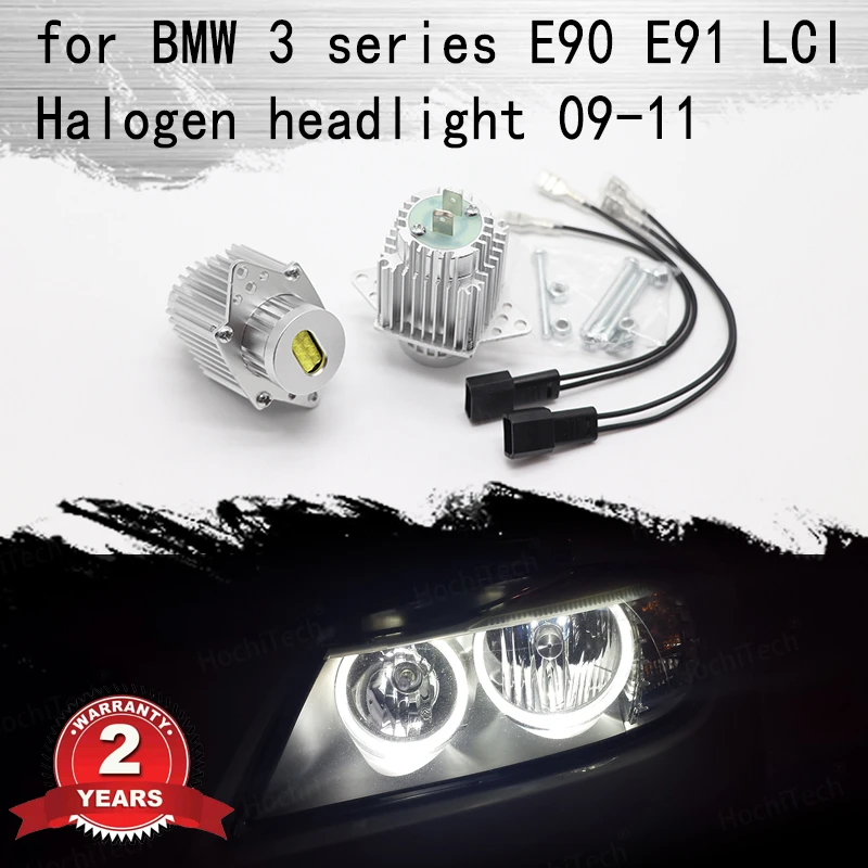 

DRL 2 years warranty 160W/pair High Brightness for BMW 3 series E90 E91 LCI halogen 09-11 Angel Eyes Bulbs LED Marker Light