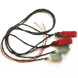 Car Red Door Warning Light+LED Footwell Light Cable Wiring Harness For A3 S3 A4 B8 S4 A5 A6 C7 S6 A7 A8 S8 Q3 Q5 Q7 8KD947411