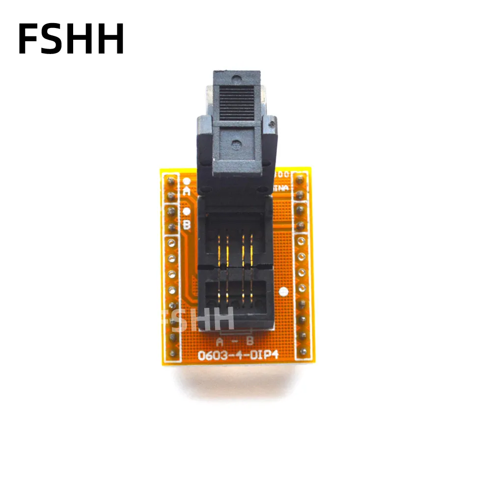 DFN1610 to DIP8 Programmer adapter DFN1610 test socket SMD plastic diode aging socket