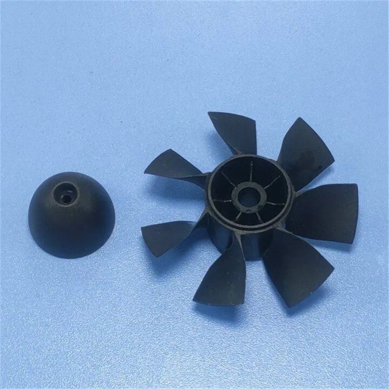 1Pc HY RC accessori modello aereo 51mm /64mm/76mm/89mm/102mm/114mm/127mm 7 pale del ventilatore canalizzate a foglia non includere il condotto