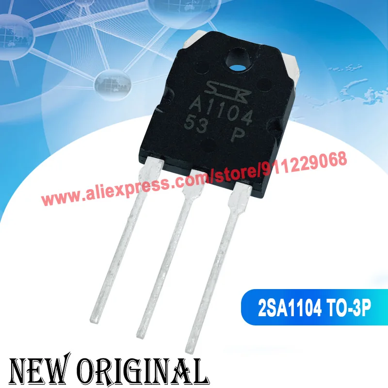 (5 Pieces) 2SA1104 A1104 2SC2578 C2578  TO-3P 120V 8A 2SC2579 C2579  2SK1358 K1358  900V 9A TO-3P