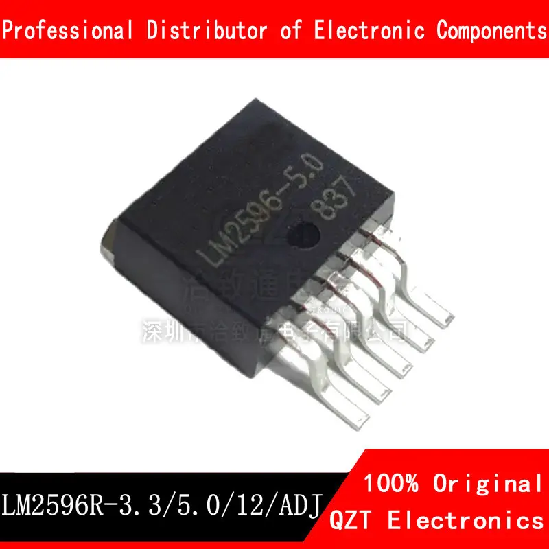 

10 шт./лот LM2596R LM2596R-3.3 LM2596R-3V3 LM2596R-5.0 LM2596R-5V 12V LM2596R-12 TO-263-5 новый оригинальный LM2596R-ADJ