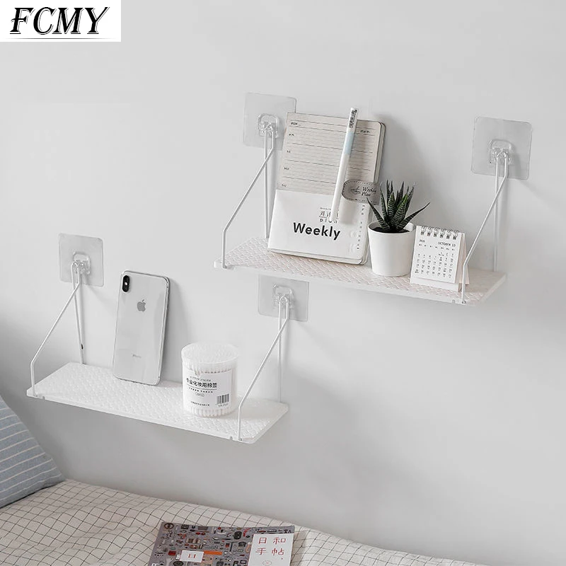 1-Layer Ijzer Opknoping Mand Organizer Muur Opknoping Opslag Rek Sleutel Haken Keuken Studentenflat Display Rack Manden