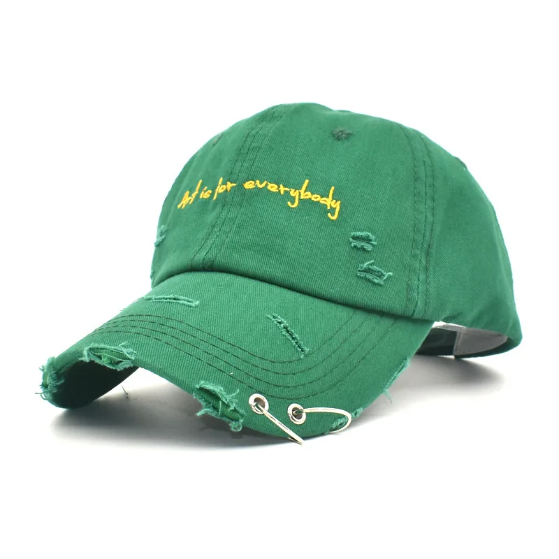 Hochwertige, verstellbare Baseballmütze mit Stickerei und Ring, Outdoor-Sport-Sonnenkappe für Damen und Herren, modische Snapback-Hip-Hop-Hüte – Detail 7