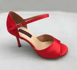 Sapatos de dança latina com salto baixo para as mulheres, sapatos de moda para salsa, tango, sapatos de noiva, frete grátis, 6205b-r