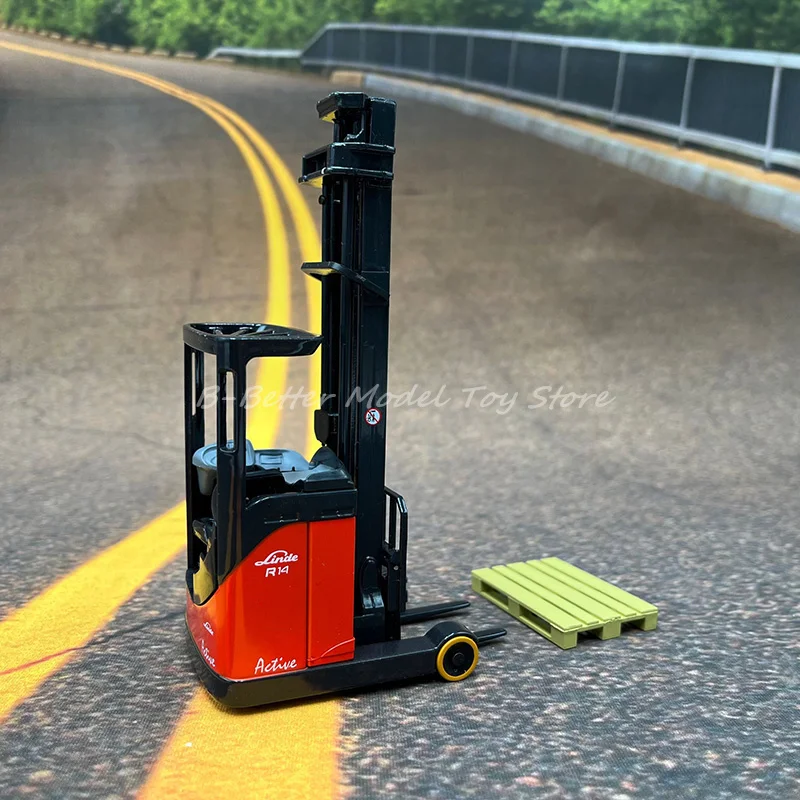 1:25 Diecast Linde Material Handling Reach Truck Forklift R14S R16S R20S Model Collector Edition