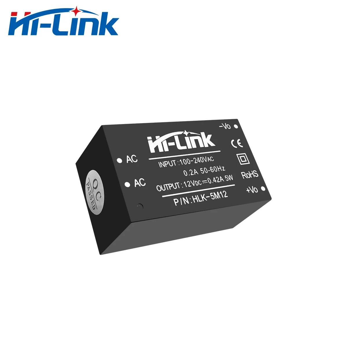 Oryginalny Hi-Link 5W 3.3V/5V/9V/12V/15V/24V 220V 110V AC DC moduł zasilania