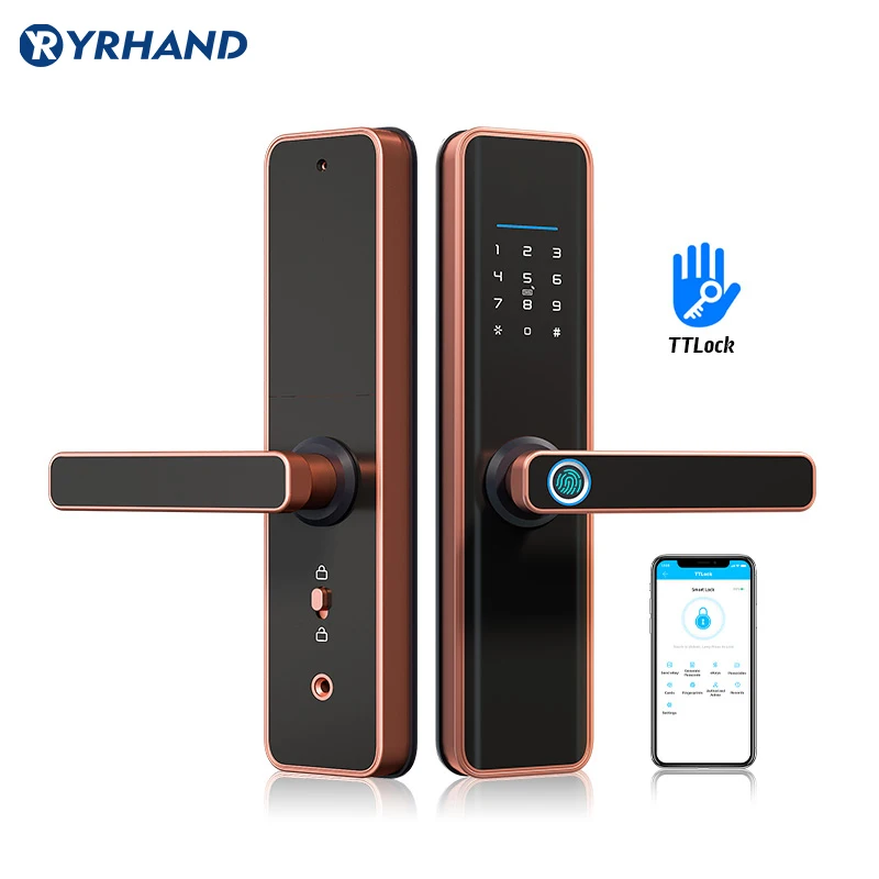 X7 bluetooth waterproof fingerprint ttlock smart electronic lock safe smart home