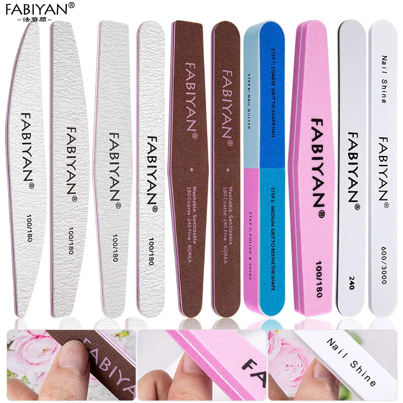 네일 아트 파일 블록 버퍼 세트, 페디큐어 샌딩 케어 스폰지, 버핑 젤 폴리시 파일, 매니큐어 전문 도구, 다채로운 키트