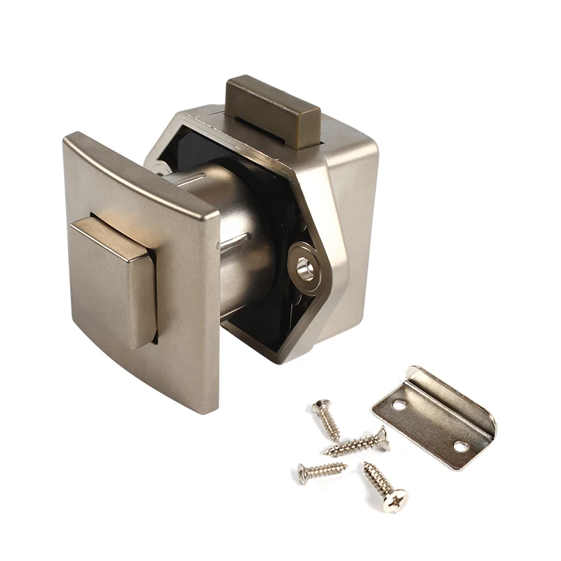 TYTXRV 1Pcs RV Caravan Boat Drawer Latch Push Button Locks For Furniture Hardware Camper Car Push Lock for Kitchen Cabinet Door